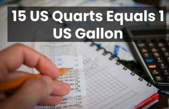 15 US Quarts Equals 1 US Gallon 585x376 